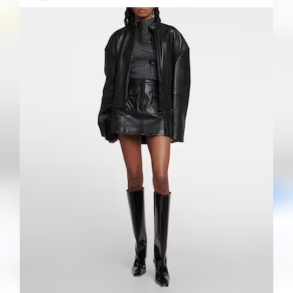 Opening Ceremony Leather skirt - Picture 2 of 16